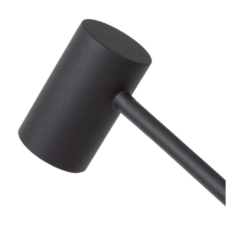 Lucide TIPIK - Nabíjacia stojanová lampa na čítanie - Batéria - LED Dim. - 1x3W 2700K - 3 StepDim - Čierny